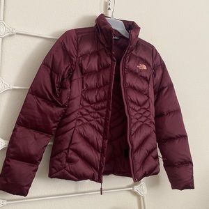 THE NORTH FACE Down Jacket Red/Red SZ XS